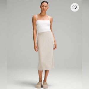NEW! Lululemon Softstreme HR Midi Skirt